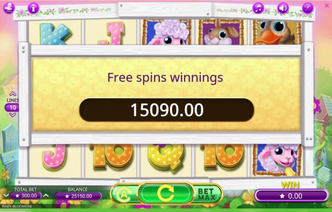 Total Free Spins Payout