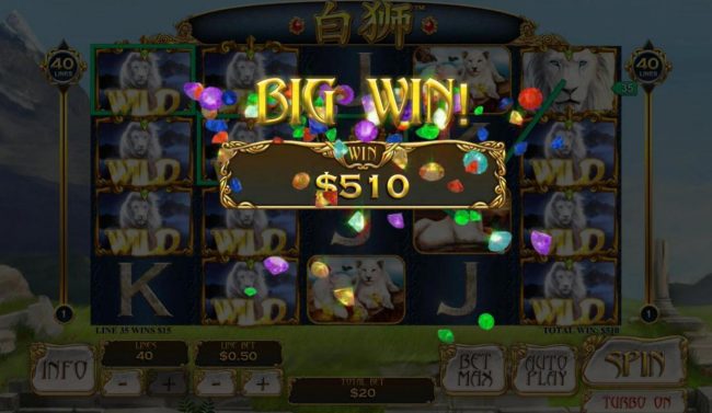 A 500.00 big win.