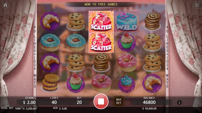 Scatter win triggers the free spins feature