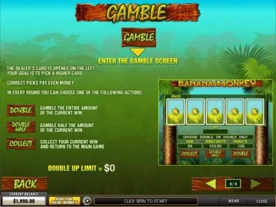 Gamble Feature Games Rules