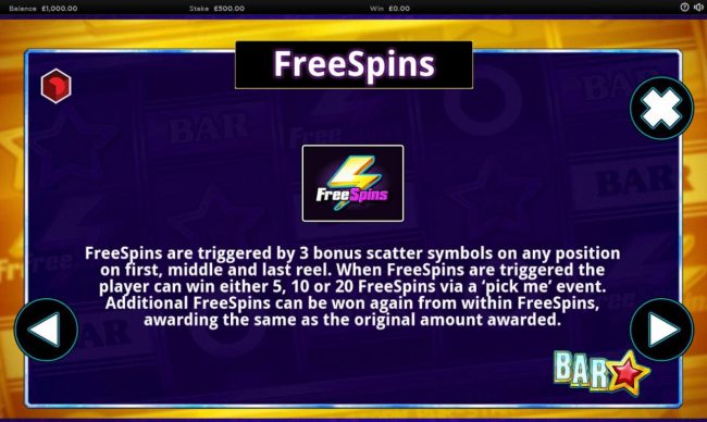 Free Spins Rules