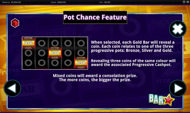 Pot Chance Feature Rules