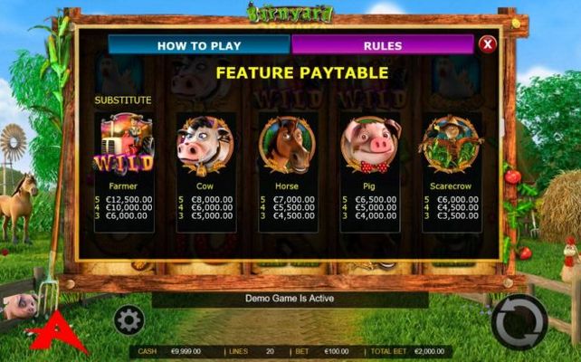 High value slot game symbols paytable - Free Games Bonus.