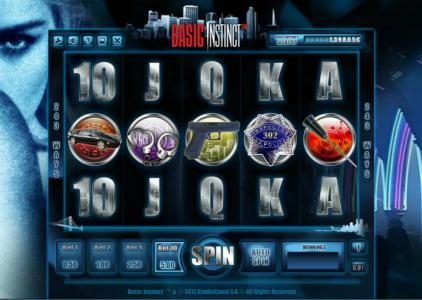 video slot game featuring five reels and 243 ways to win
