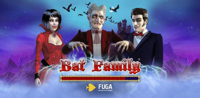 Splash screen - game loading - Based on a Dracula vampire family theme.