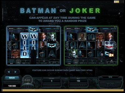 Batman or Joker Random Wins