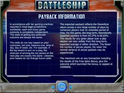 payback information