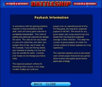 payback information