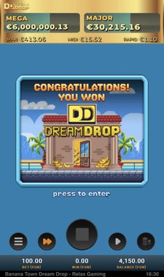 Banana Town Dream Drop :: Dream Drop Bonus Randomly Activates