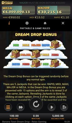 Banana Town Dream Drop :: Dream Drop Bonus