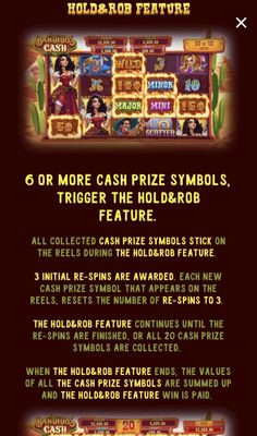 Bandidos Cash :: Feature Rules 2