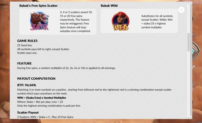 Wild and Scatter Rules