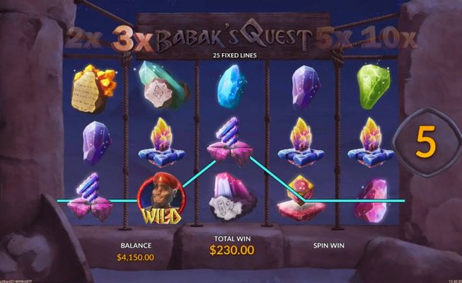 Babak's Quest :: Five of a kind