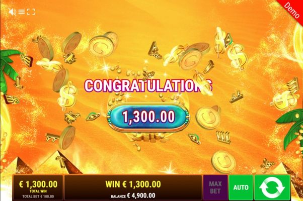 Total free spins payout