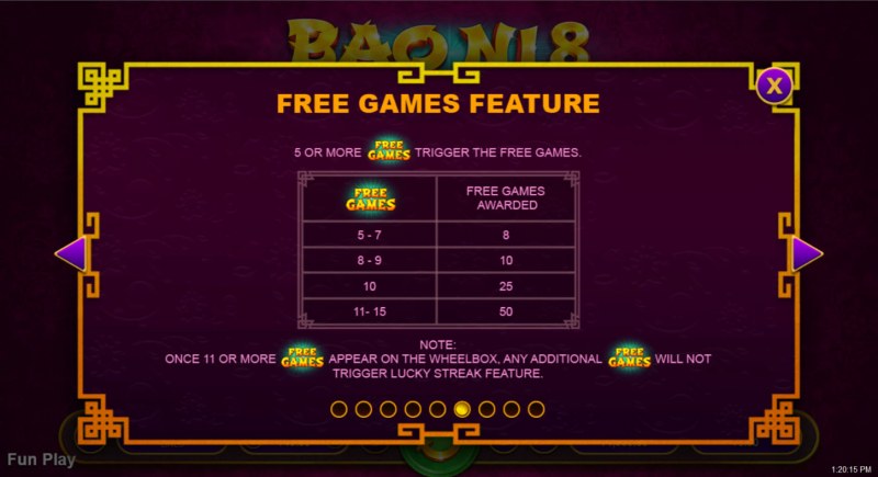 Free Games Feature