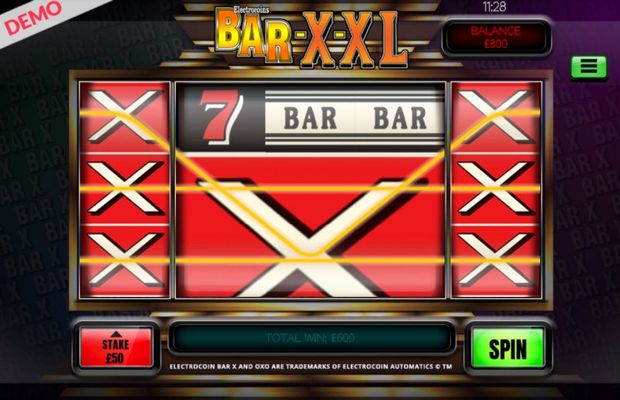 BAR-X-XL :: Multiple winning paylines