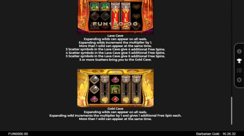 Barbarian Gold :: Free Spins Rules