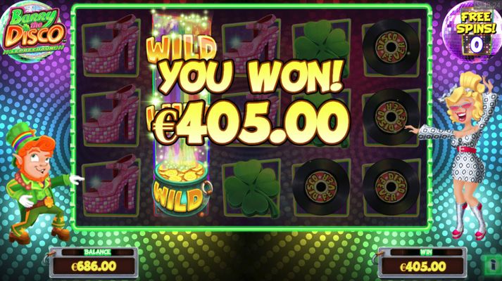 Barry the Disco Leprechaun :: Total free spins payout