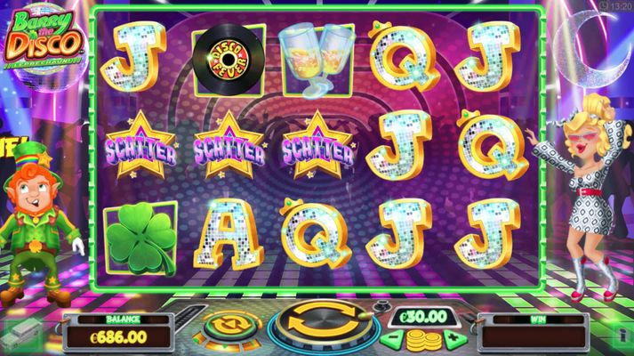 Scatter symbols triggers the free spins feature