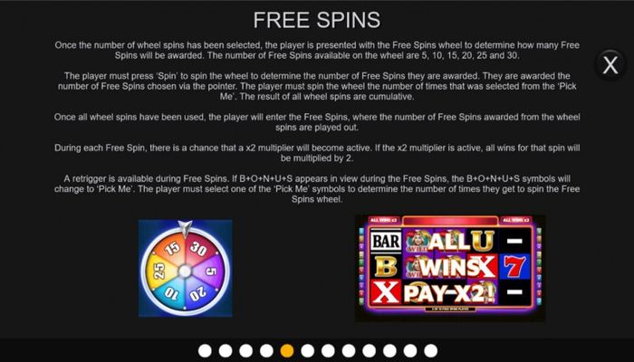 Free Spin Feature Rules