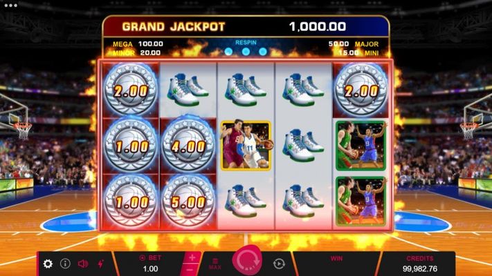 Scatter symbols triggers the free spins bonus feature