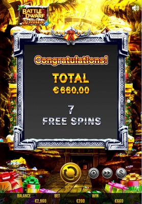 Total Free Spins Payout