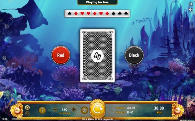 Black or Red Gamble Feature