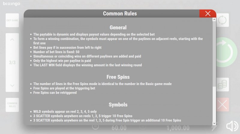 General Game Rules