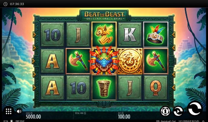 Beat the Beast Quetzalcoatl's Trial :: Main Game Board