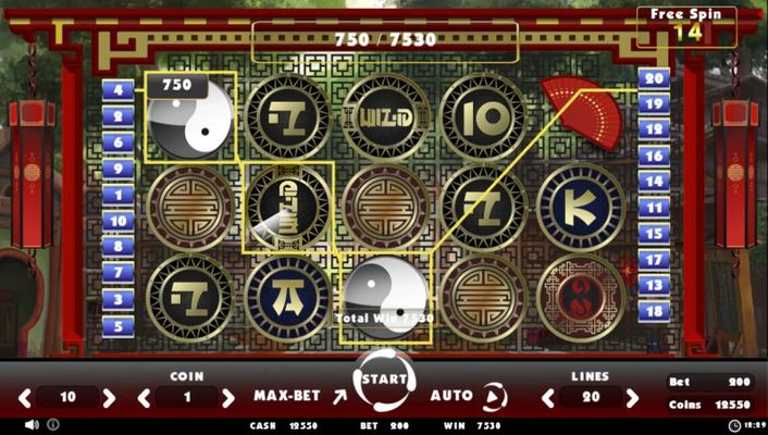 Free Spins Game Board