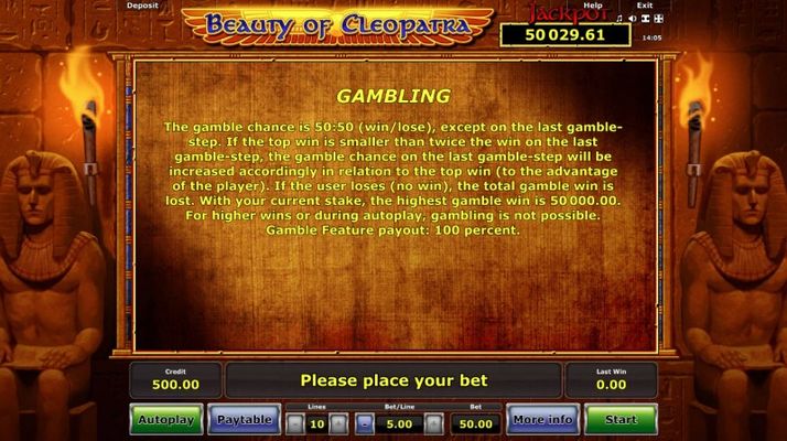 Gamble Feature Rules