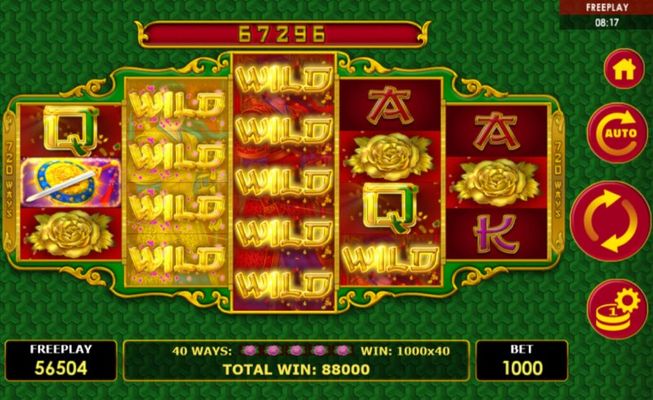 Multiple winning combinations leads to a big win