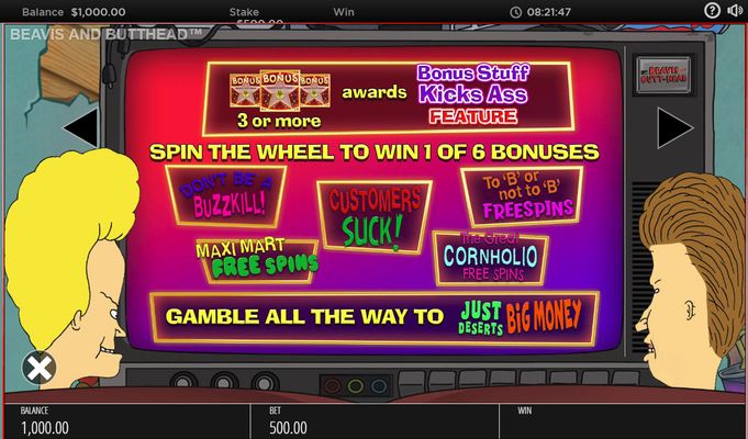 Bonus Game Rules