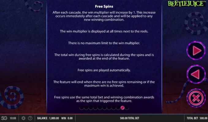 Free Spins Rules