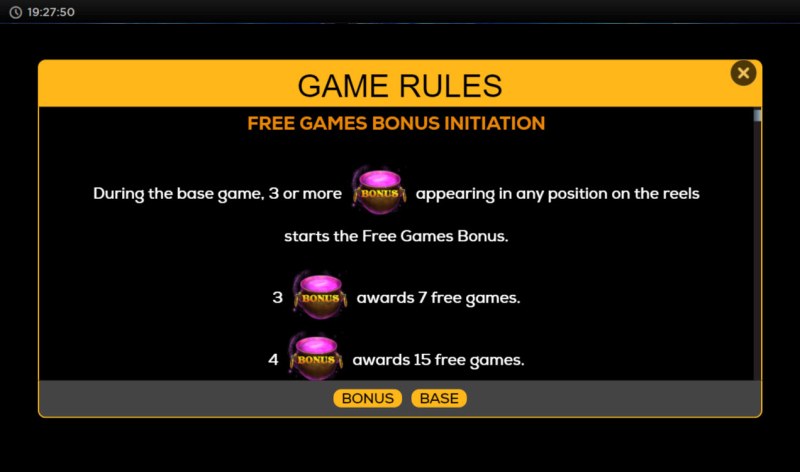 Free Spin Feature Rules