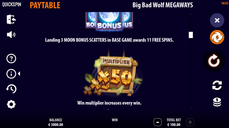 Big Bad Wolf Megaways :: Feature Rules