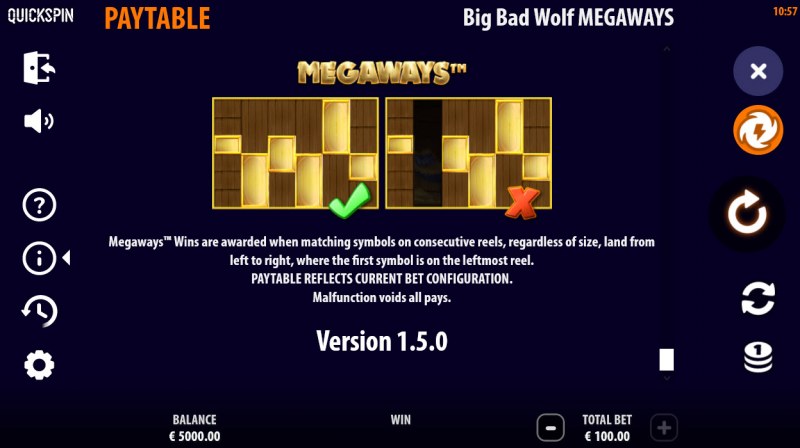 Big Bad Wolf Megaways :: Up to 117649 Megaways