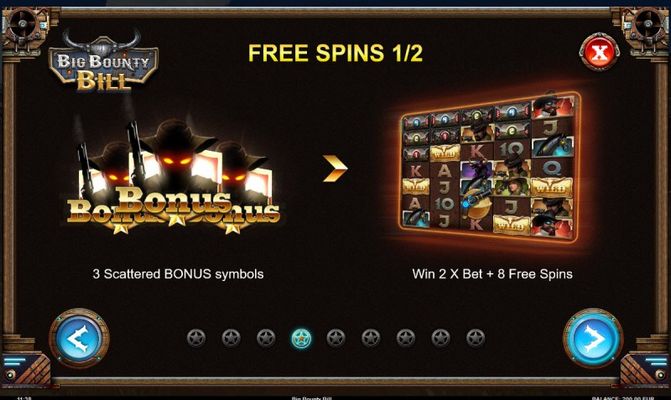 Big Bounty Bill :: Free Spins Rules