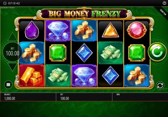 Big Money Frenzy :: Base Game Screen