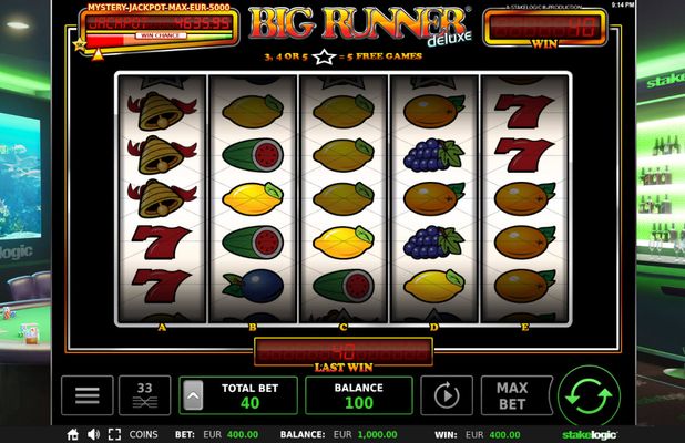Big Runner Jackpot Deluxe :: Three of a kind
