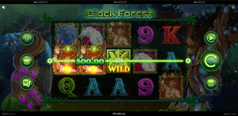 Black Forest :: A three of a kind win