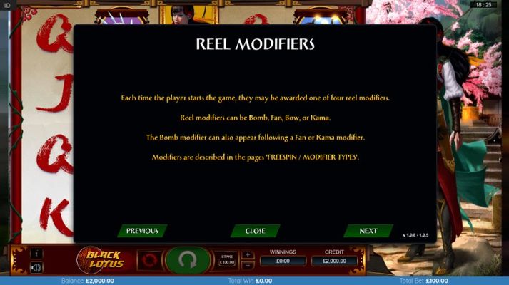 Reel Modifiers