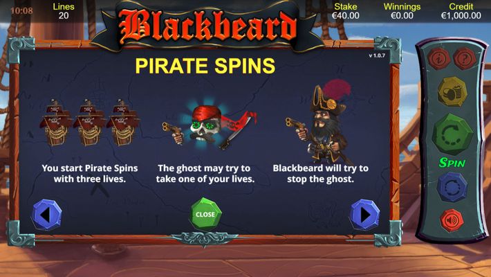Blackbeard :: Pirate Spins