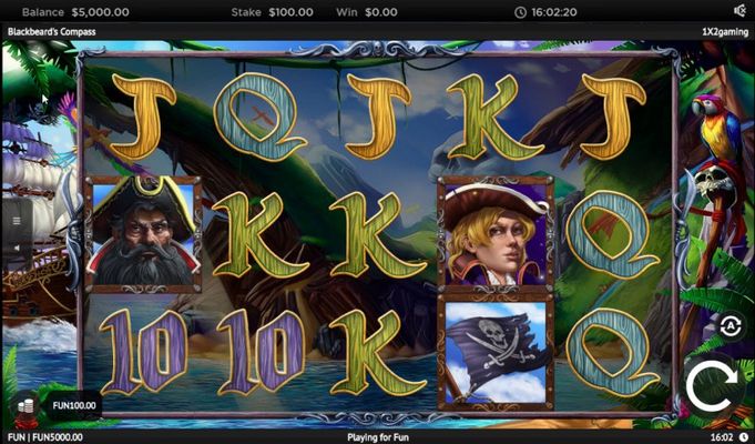 Play slots at YouWin: YouWin featuring the Video Slots Blackbeard's Compass with a maximum payout of $160,000
