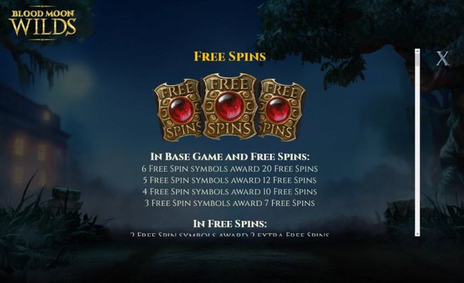 Blood Moon Wilds :: Free Spins Rules