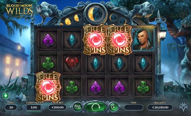 Scatter symbols triggers the free spins feature