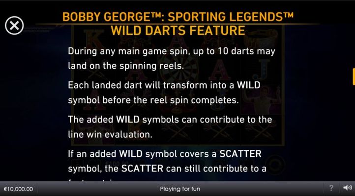 Wild Darts Feature