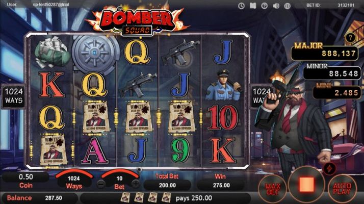 Bomber Squad :: A four of a kind Win