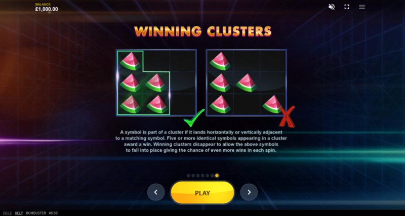 Bombuster :: Winning Clusters