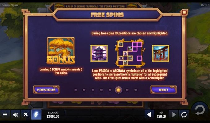 Free Spin Feature Rules